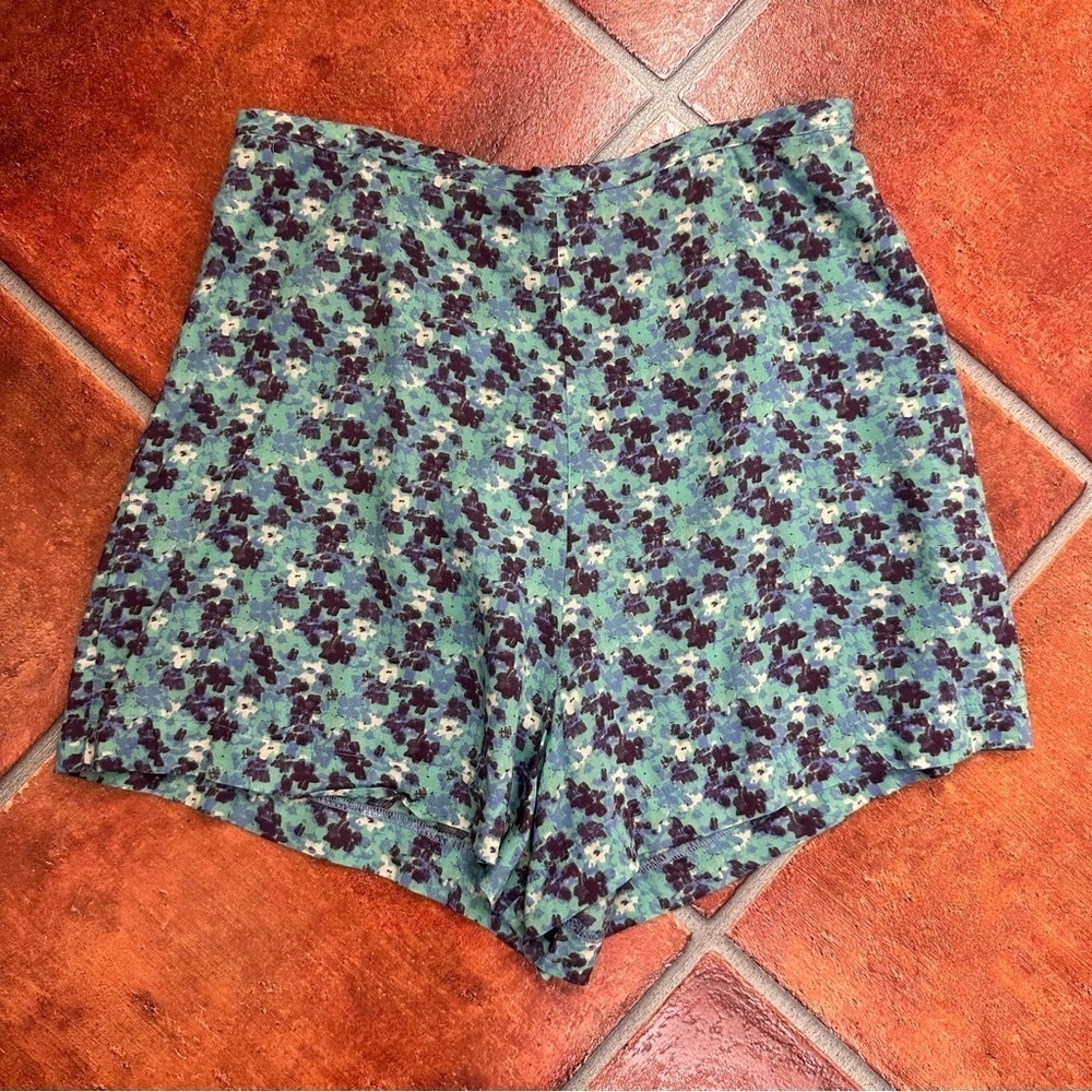 Reformation Watercolor Floral Shorts